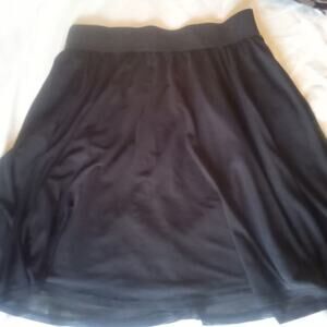 Vintage Joe Boxer Womens Sheer Skirt Size Medium Black Goth Fairy Messygirl